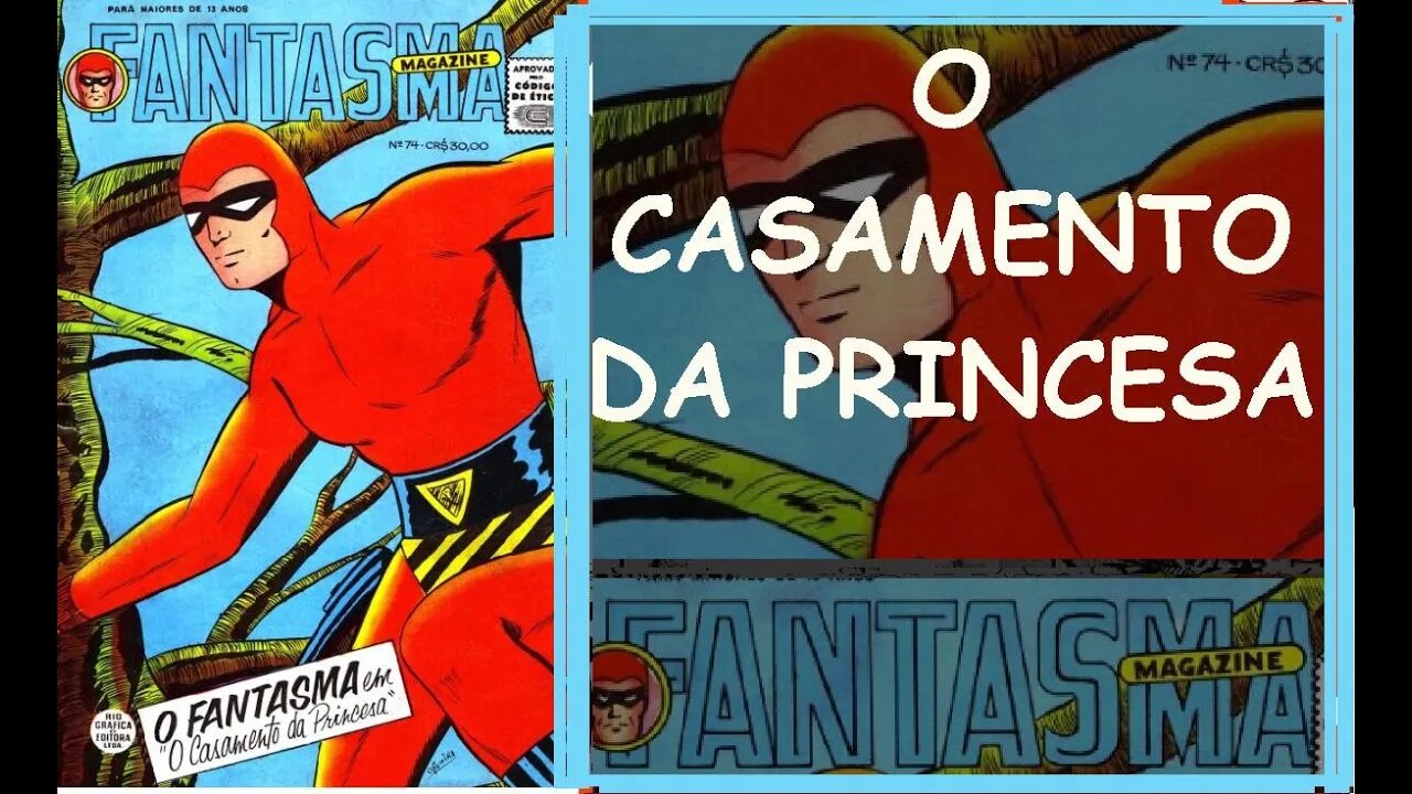 O FANTASMA 74 EM O CASAMENTO DA PRINCESA #gibi #comics #quadrinhos #hitorieta #museusogibi