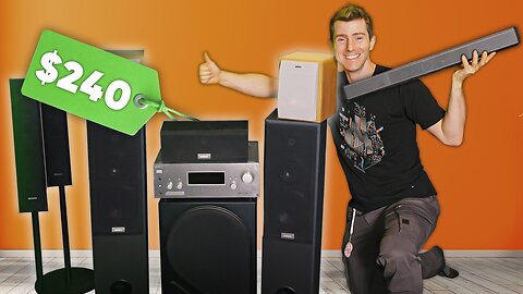 I Built a Home Theater for the Price of a Soundbar and it SLAPS! | Linus Tech Tips