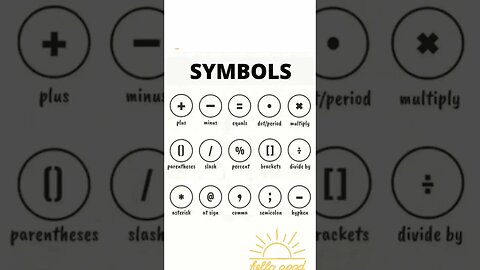 SYMBOL IN ENGLISH GRAMMAR