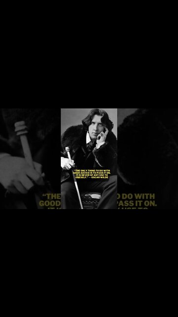 OSCAR WILDE QUOTE THAT CAN CHANGE YOUR LIFE. #shorts #quotes