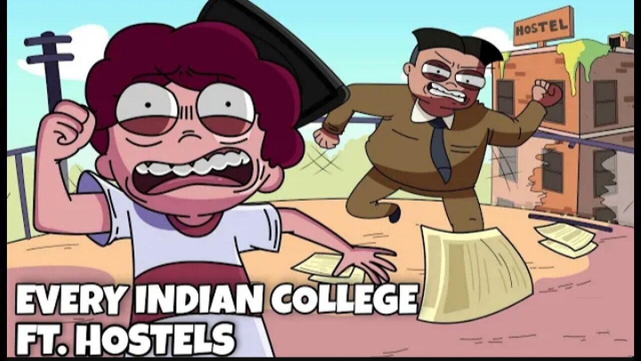 Every Indian College ft. Hostels and student Animated video