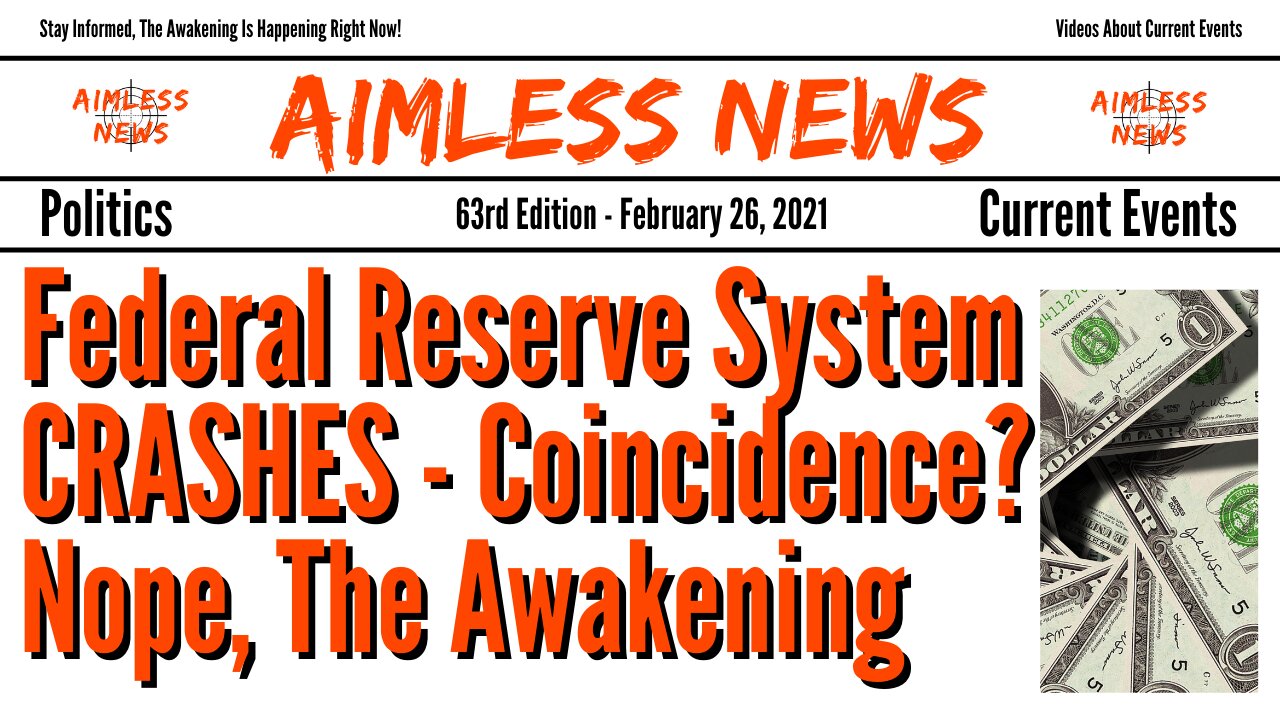 Federal Reserve System CRASHES - The Awakening Is Happening