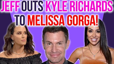 Jeff outs Kyle Richards to Melissa Gorga! #jefflewis #kylerichards #melissagorga