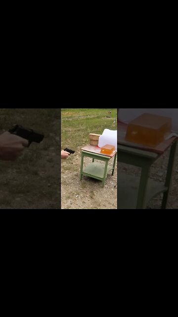 FORT 17R .45 RUBBER vs BALISTIC GEL