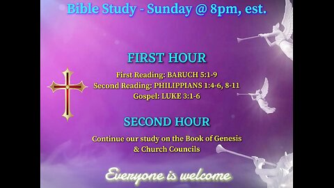 Bible Study with Bishop James Long, D. Min