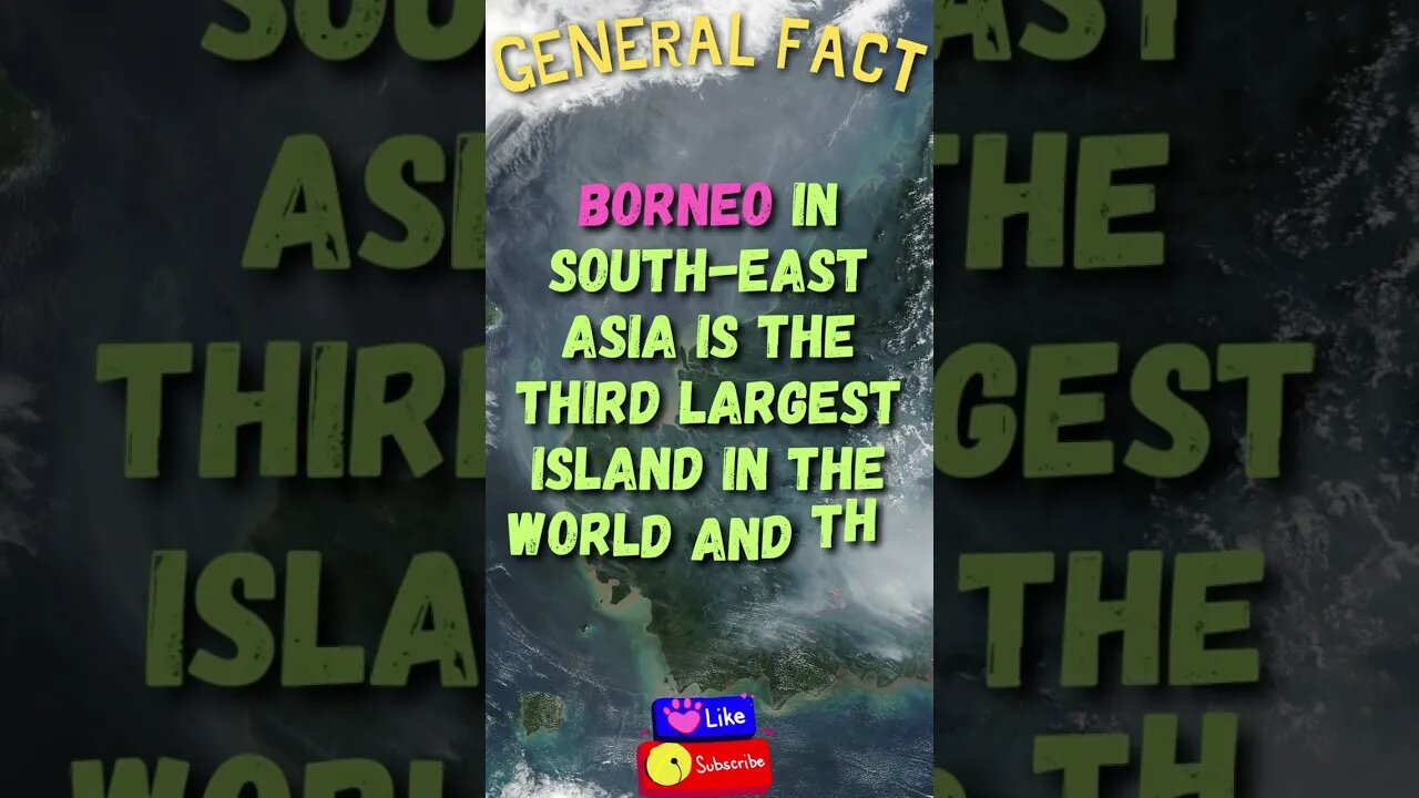 🤯Interesting Facts! 👀 #shorts #shortsfact #facts #generalfacts #generalknowledge #borneo #island