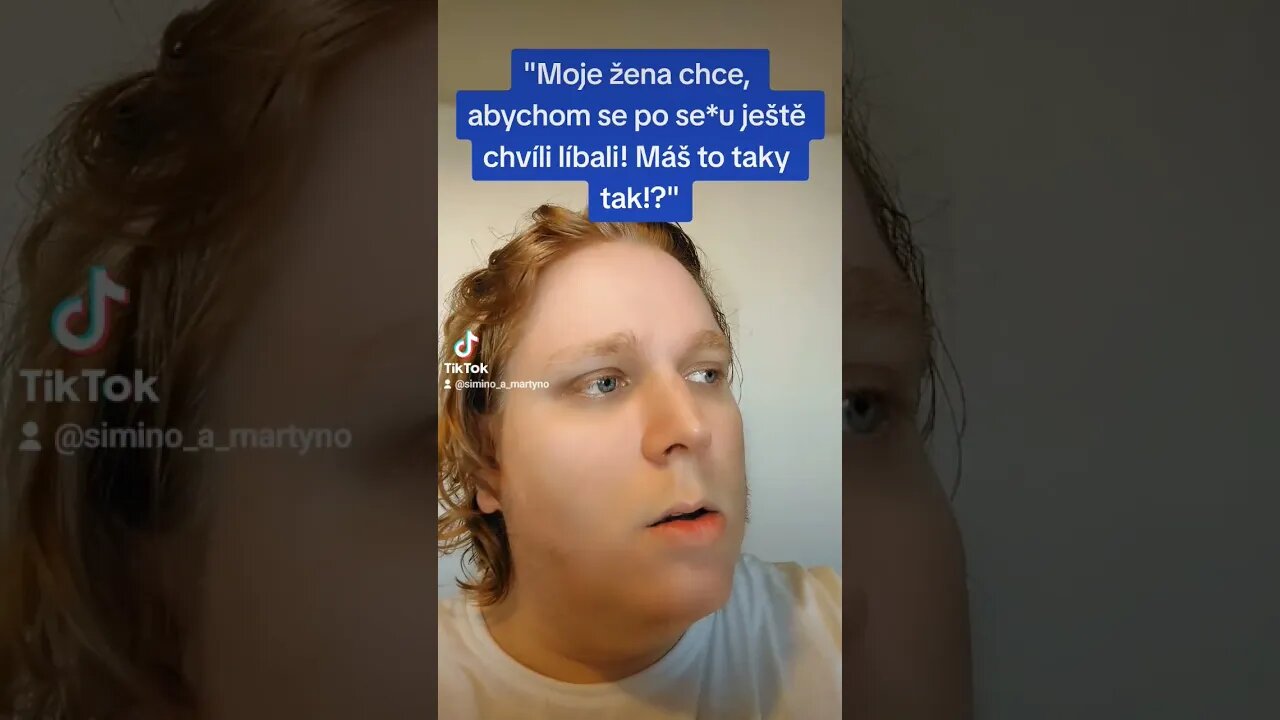 Řekl jsem KÁMOŠOVI, že moje ŽENA chce, abychom se po SE*U ještě LÍBALI! NEUVĚŘÍŠ, jak ZAREAGOVAL!#cz