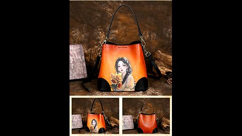 Handmade Versatile Vogue Elegance Leather Designer Handbag