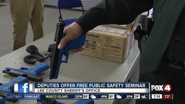 Lee County Sheriff's Office offers free public safety seminar June 16 - 7 a.m. live report