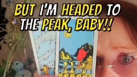 Lonely at the top!!😏 #lowkeymagickal #tinytarot #crystinasmart #abundance #tarot #love #romance