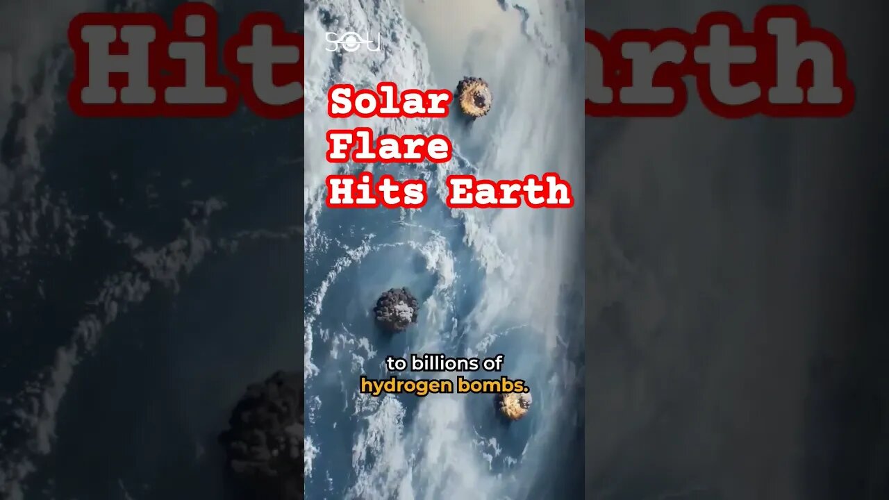 Solar Flare Hits Earth #solarflare#shorts#sun