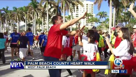 Palm Beach County Heart Walk held in West Palm Beach