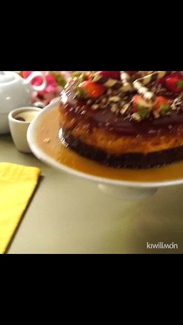 No Bake Impossible Cake