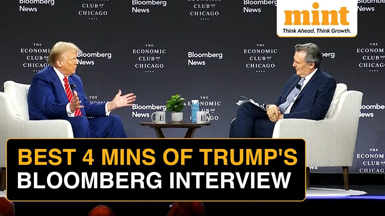 Donald Trump Spars With Bloomberg Editor On Tariffs In Latest Interview, Reveals Favourite Word