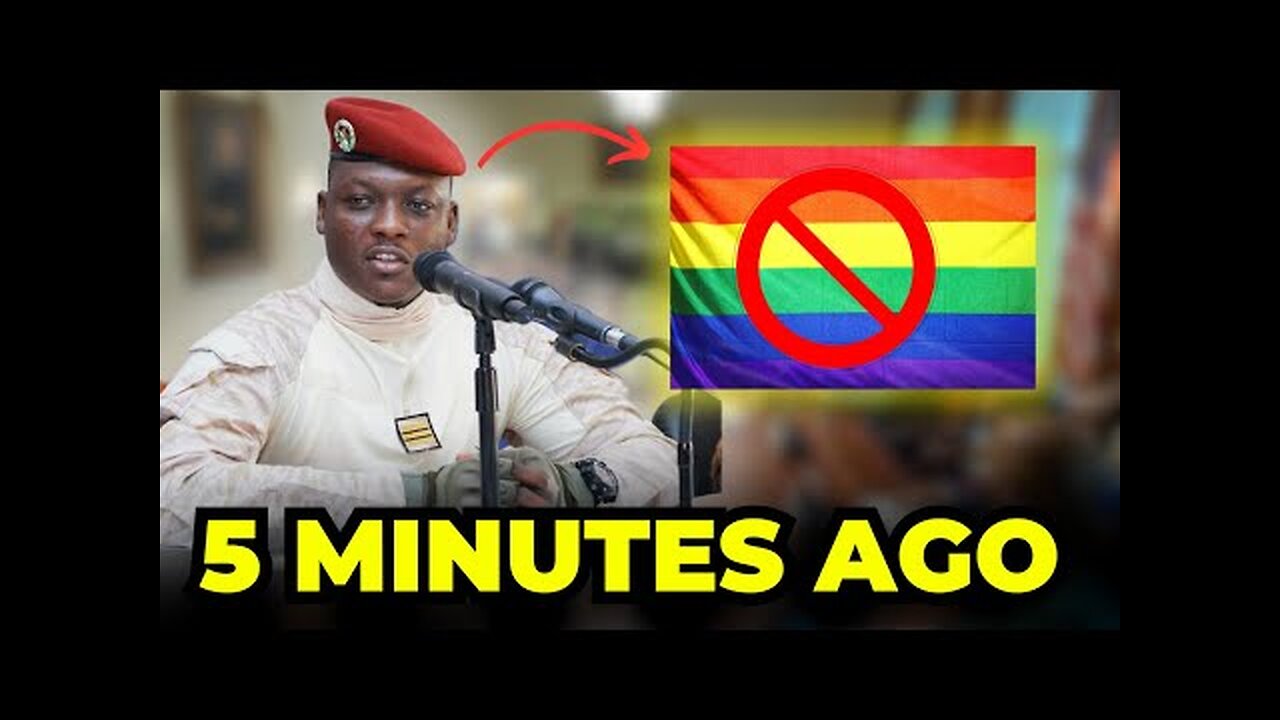 Ibrahim Traore BANS HomoSexuality in Burkina Faso