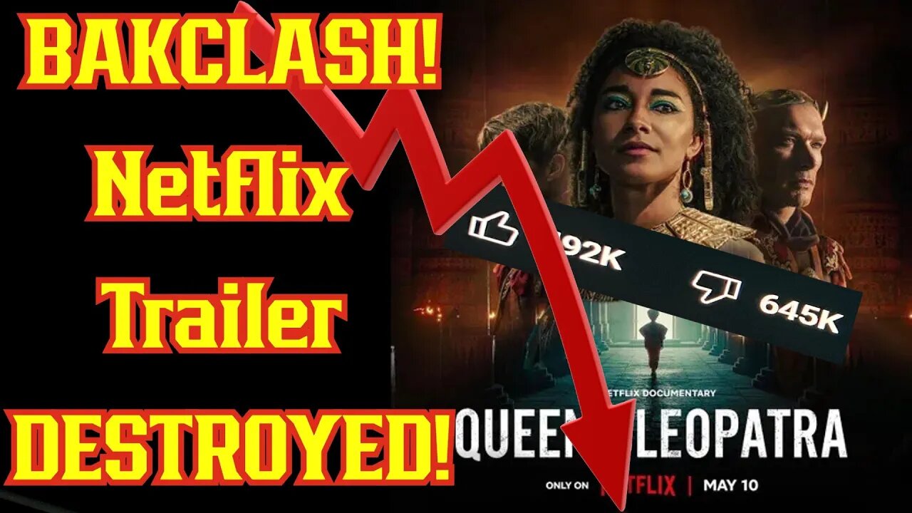 Queen Cleopatra Netflix Trailer Gets RATIOED Into Oblivion! Netflix Trailer BACKLASH!