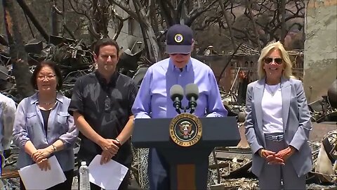 Joe Biden Opens His Remarks In Maui By Mispronouncing Names Of Multiple Hawaii Officials