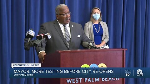 West Palm Beach mayor makes plea for more testing kits