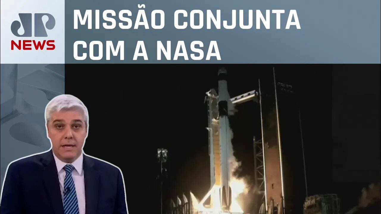 SpaceX leva mais 4 tripulantes para Estação Espacial Internacional; Marcelo Favalli analisa