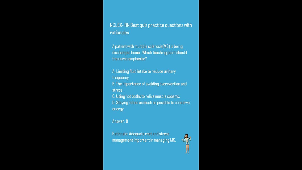 NCLEX-RN Professional standard quiz questions with rationals