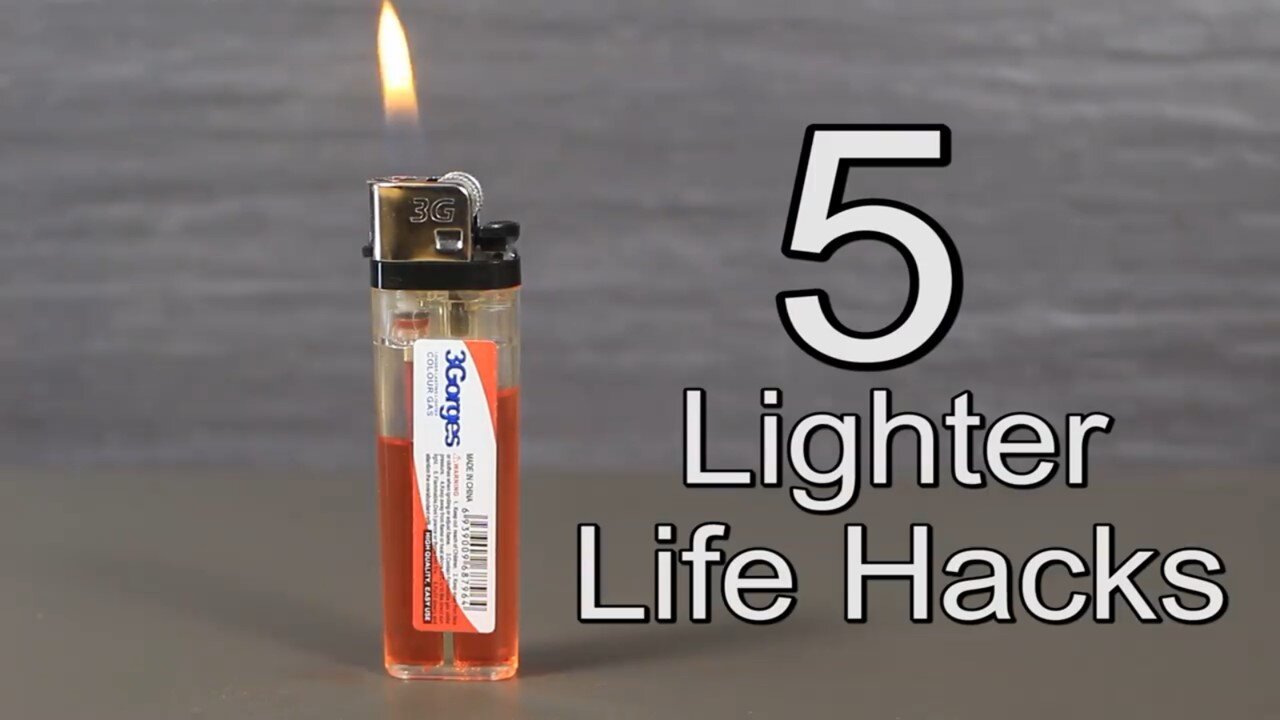 5 Awesome Lighter Life Hacks - Best Life Hacks