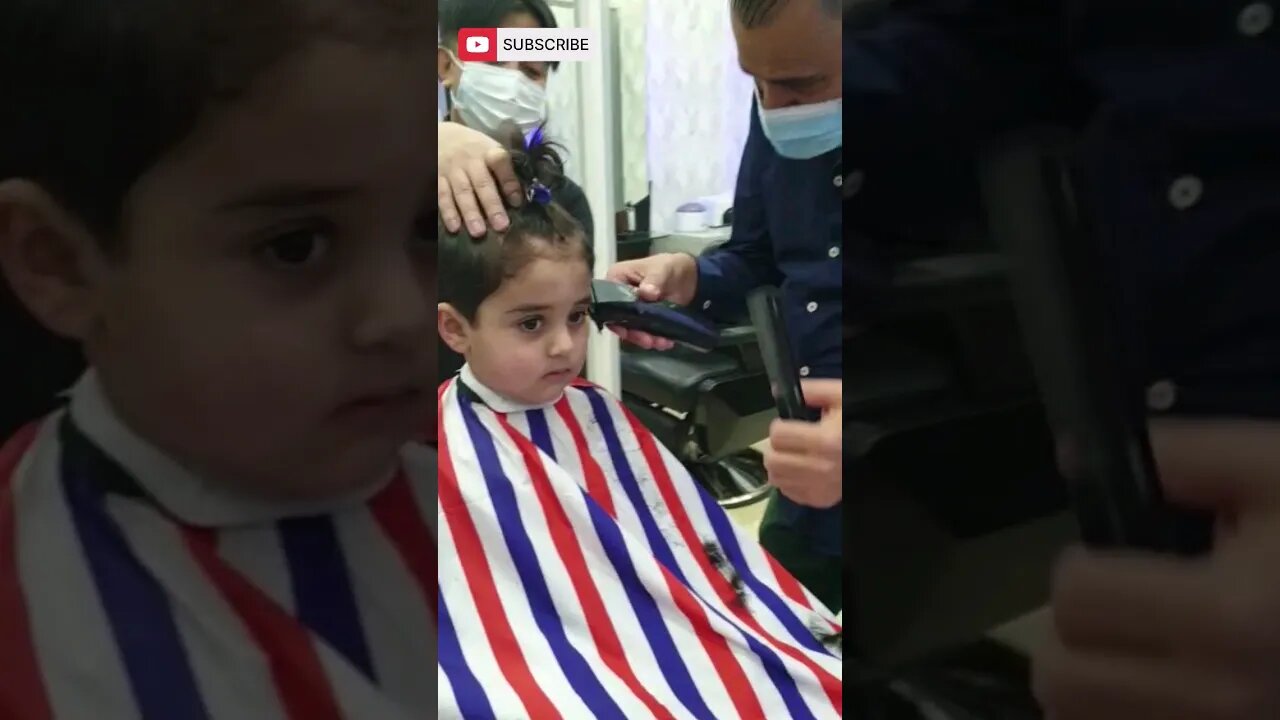 Cute baby, HAIRCUT. #trending #viral #youtubeshorts #cute