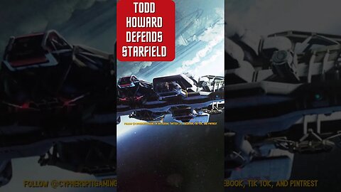 #toddhoward Defends #starfield