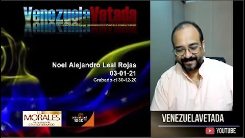 Noel Alejandro Leal Rojas / 01'03'21 en el programa del Profe Morales