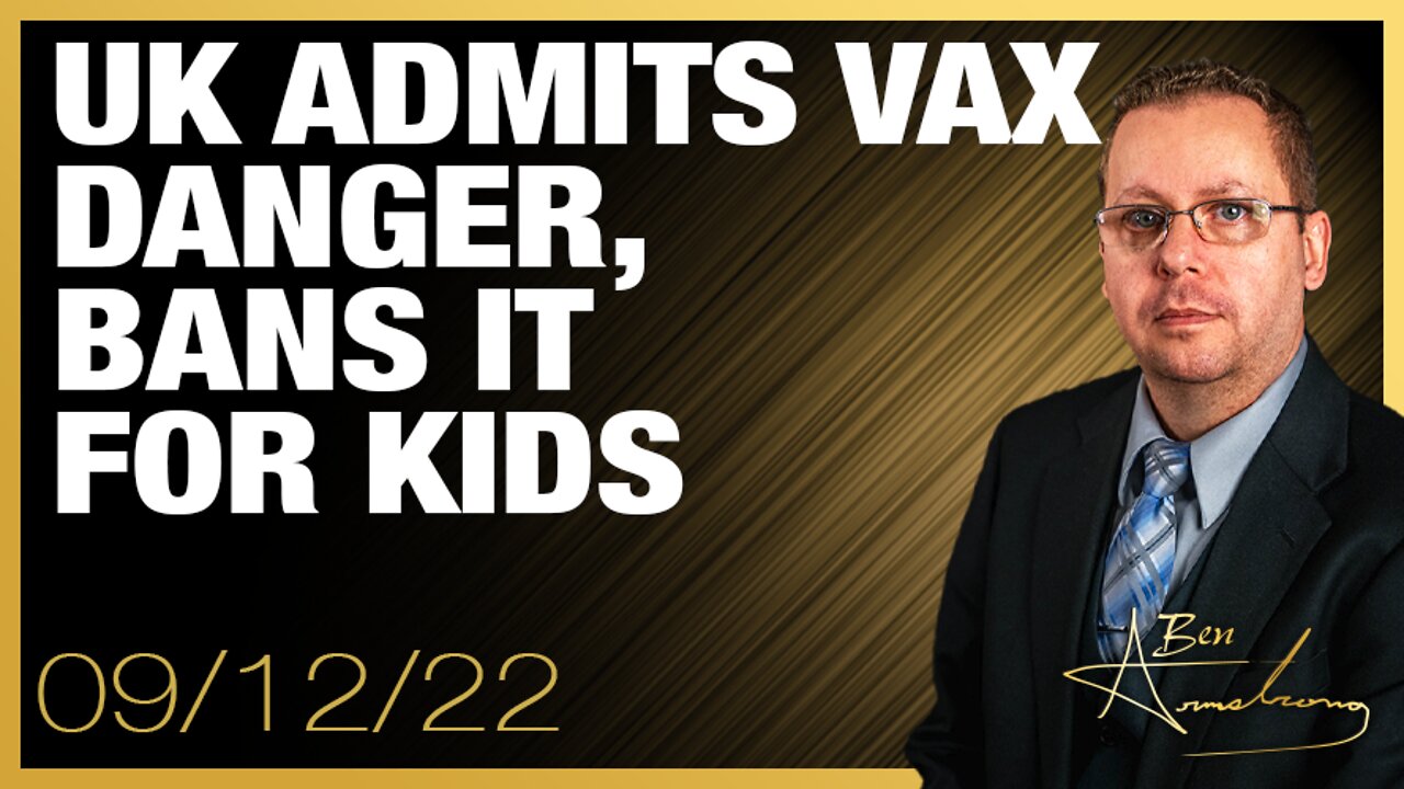 UK Government Admits Vax Extremely Dangerous By Banning It For Kids!