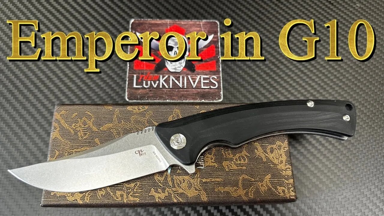 The Emperor in G10 ! CH3528 G10 full sized flipper w/D2 blade under $35 !