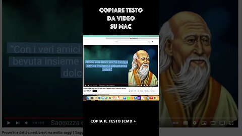 Copiare testo da video su Mac