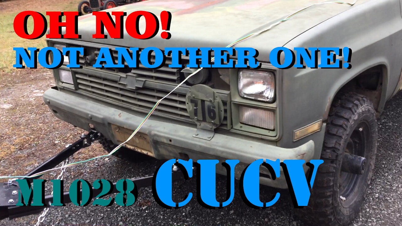 CUCV M10128 Project Part 1 - Oops! I Did It Again! 2nd CUCV!