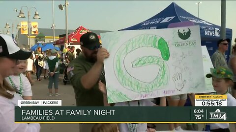 Packers Family Night creates special memories