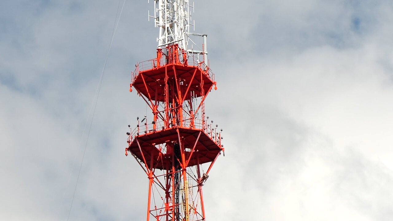 how to paint a TV tower