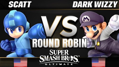 ScAtt (Snake/Mega Man/Inkling) vs. Dark Wizzy (Mario) - Smash Ultimate MVG Round-Robin