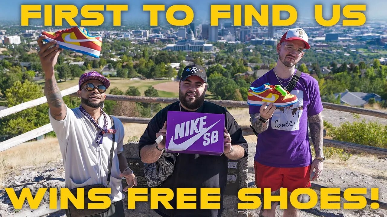 WOULD YOU CLIMB A MOUNTAIN FOR FREE SHOES? *SNEAKERCON SCAVENGER HUNT*