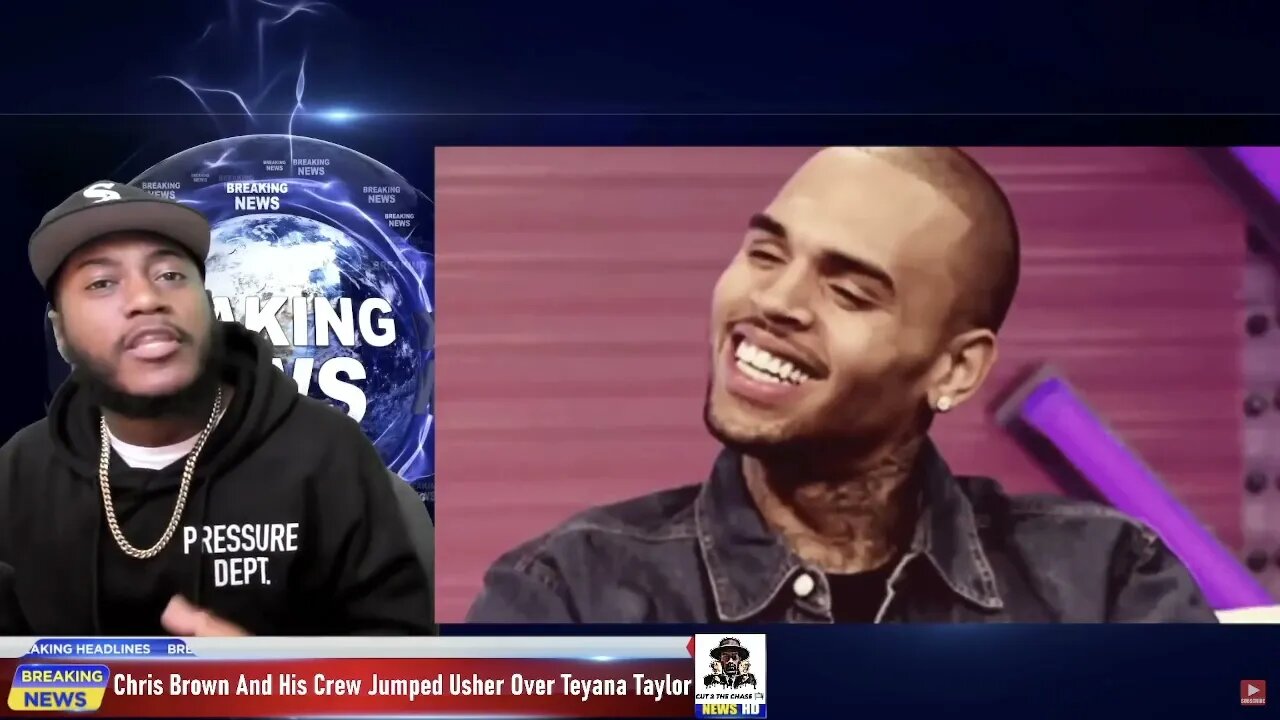 Chris brown beats usher over teyana taylor