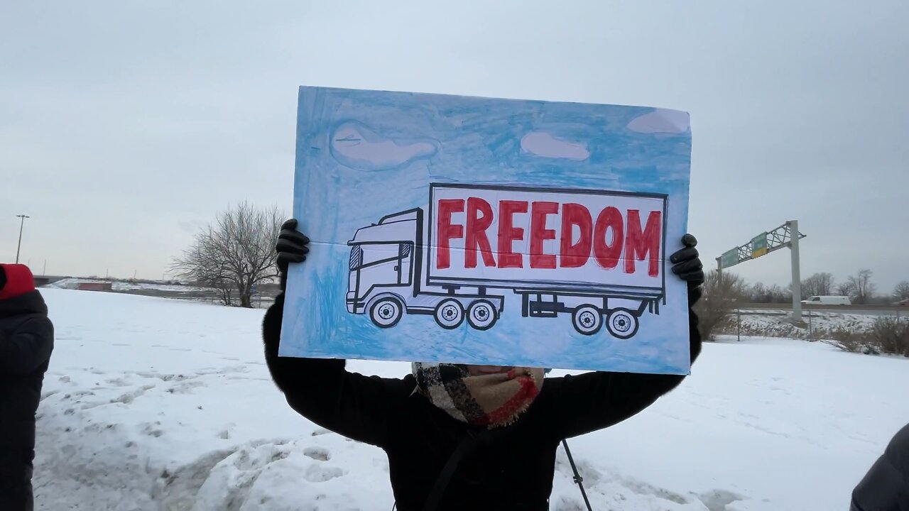 Truckers keep on trucking for freedom