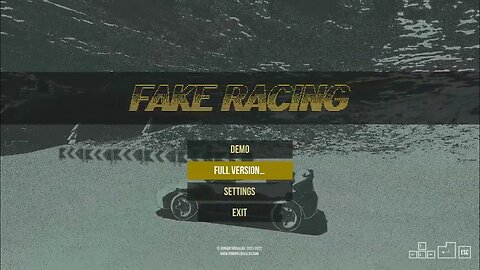 Fake Racing (Steam demo, gameplay)