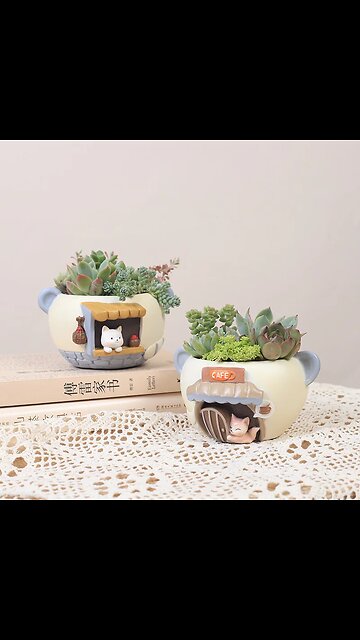Flower Pot Decorative Ornament