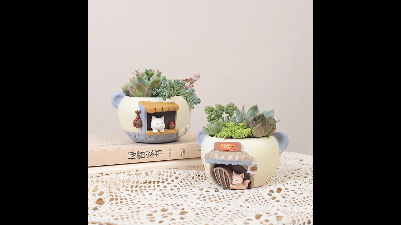 Flower Pot Decorative Ornament