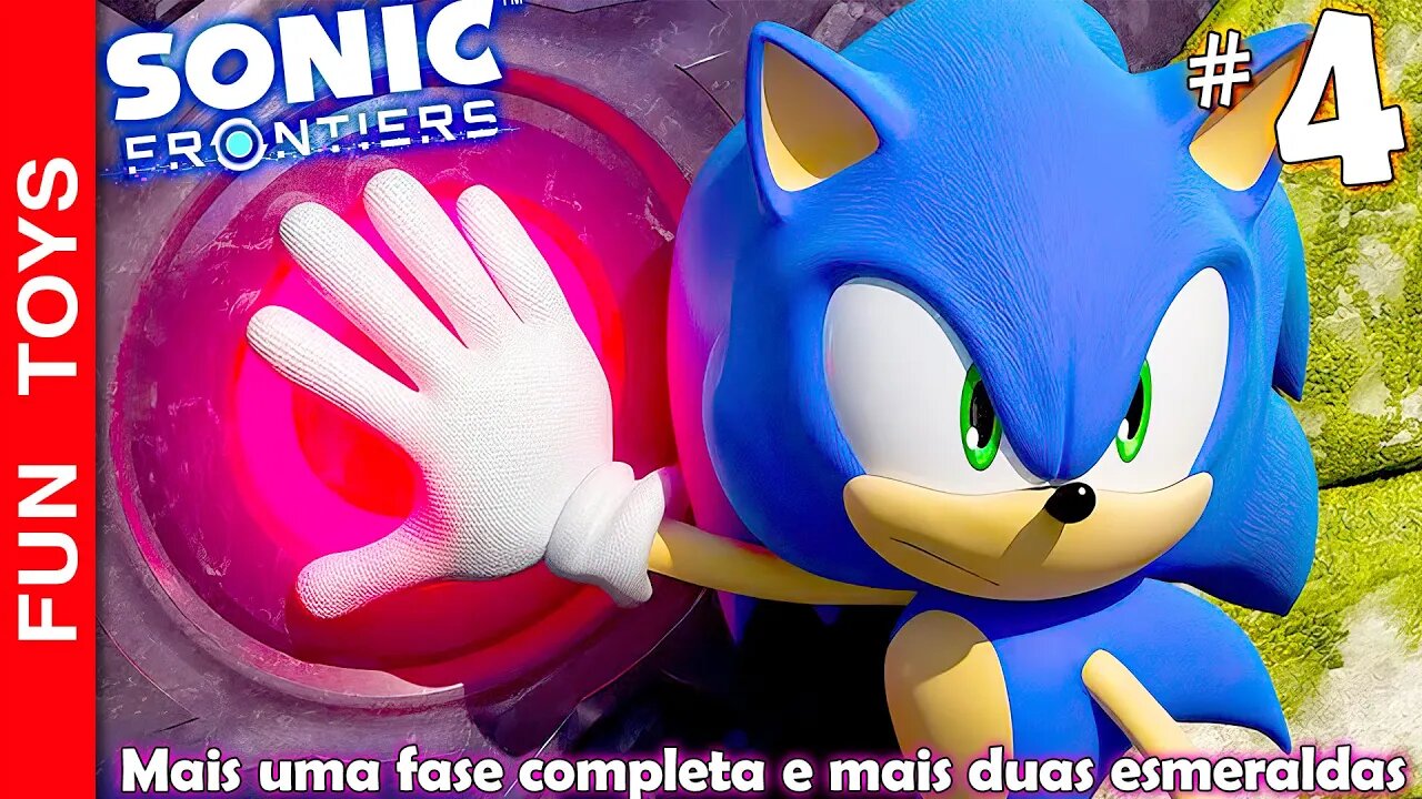 SONIC FRONTIERS #4 🔵 Completamos mais uma missão e pegamos MAIS DUAS ESMERALDAS!