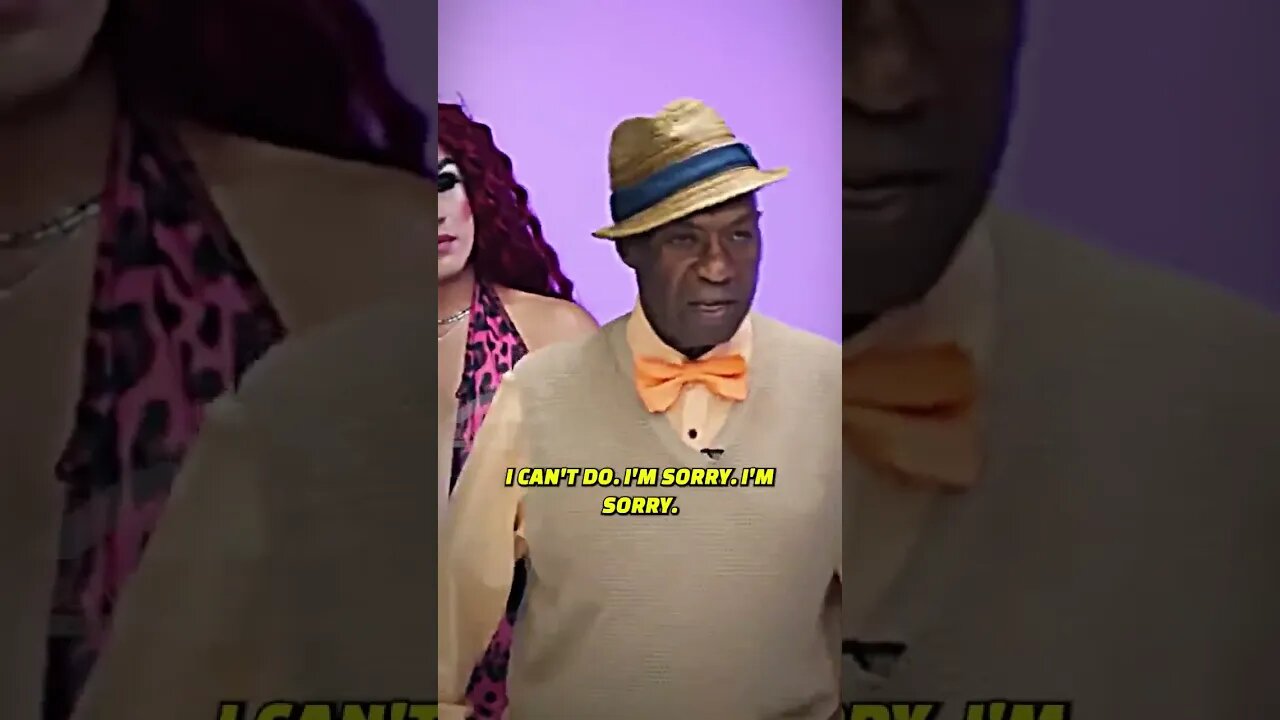 Based Grandpa WALKS OFF SET After Drag Queen Tries To Dance With Him