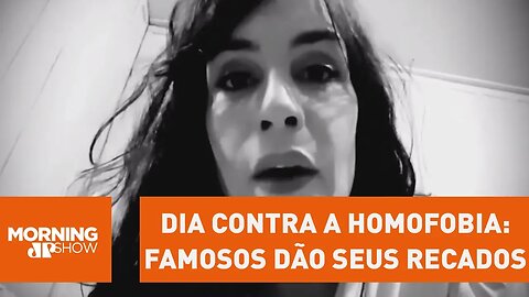 Dia Contra a Homofobia: famosos dão seus recados