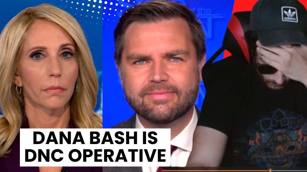 DANA BASH CAUGHT LYING AND STRAW-MANNING QUESTIONS AGAINST JD VANCE