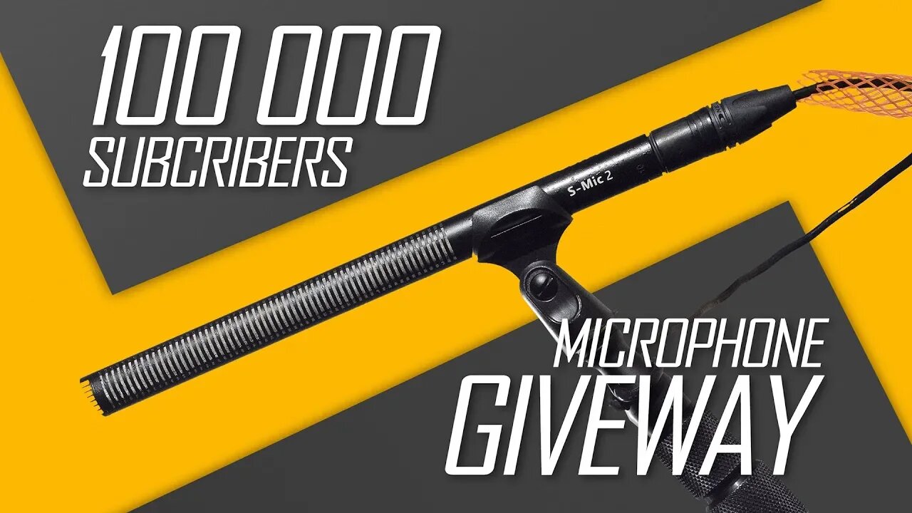 100K Giveaway Winners - Deity S-Mic 2 Shotgun Microphone