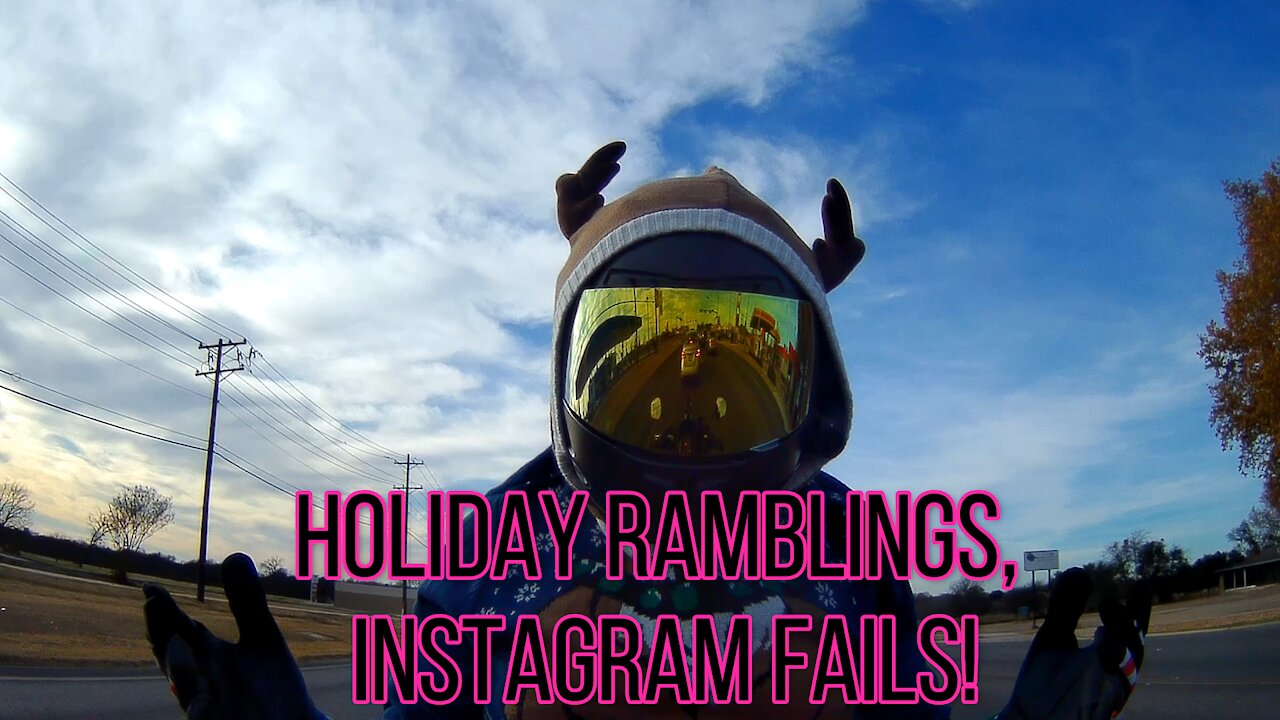 Holiday rumblings, and Instagram fails.