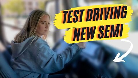 I Was One Of The First Truckers To Test Drive This New Semi! Cali Trip Reveal 😦