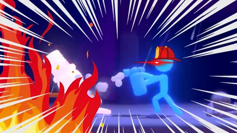 I Became A Fire Fighter in Stick It To The Stickman