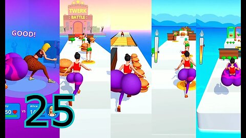 Twerk Race 3D — Running Game3D Full Gameplay walkthrough (android/ios) | level 240-250 Part 25